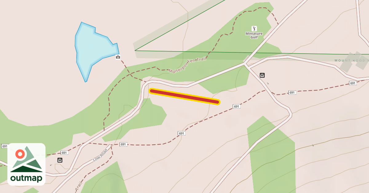 Map of Mogul Buster Rope Tow