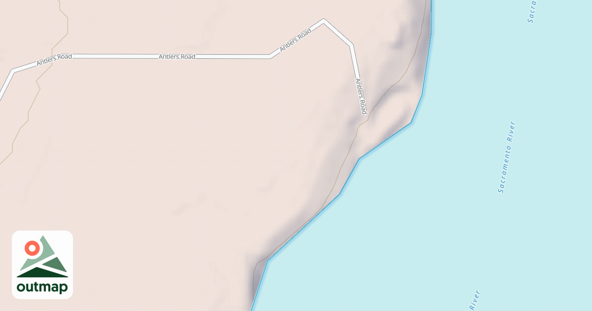 Map of ANTLERS RESORT CABINS