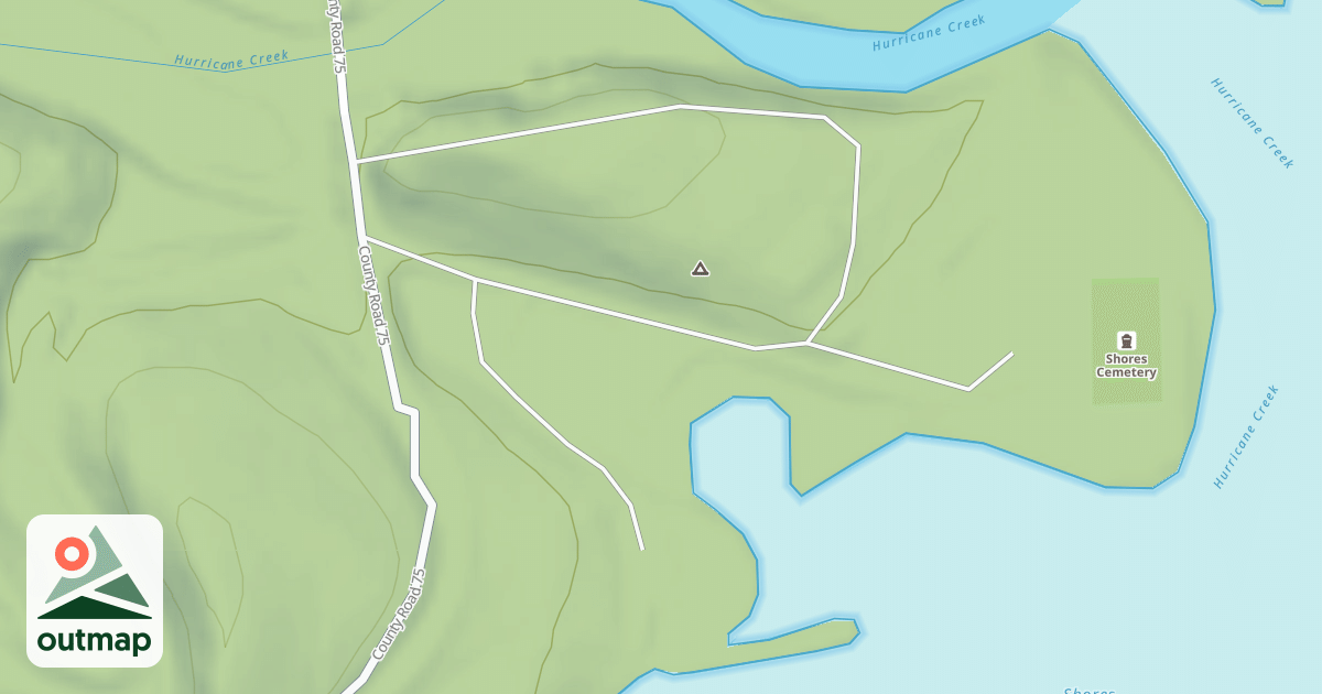 Map of SHORES LAKE BOAT PARKING