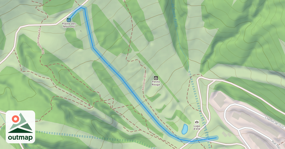 Map of Les Hermines