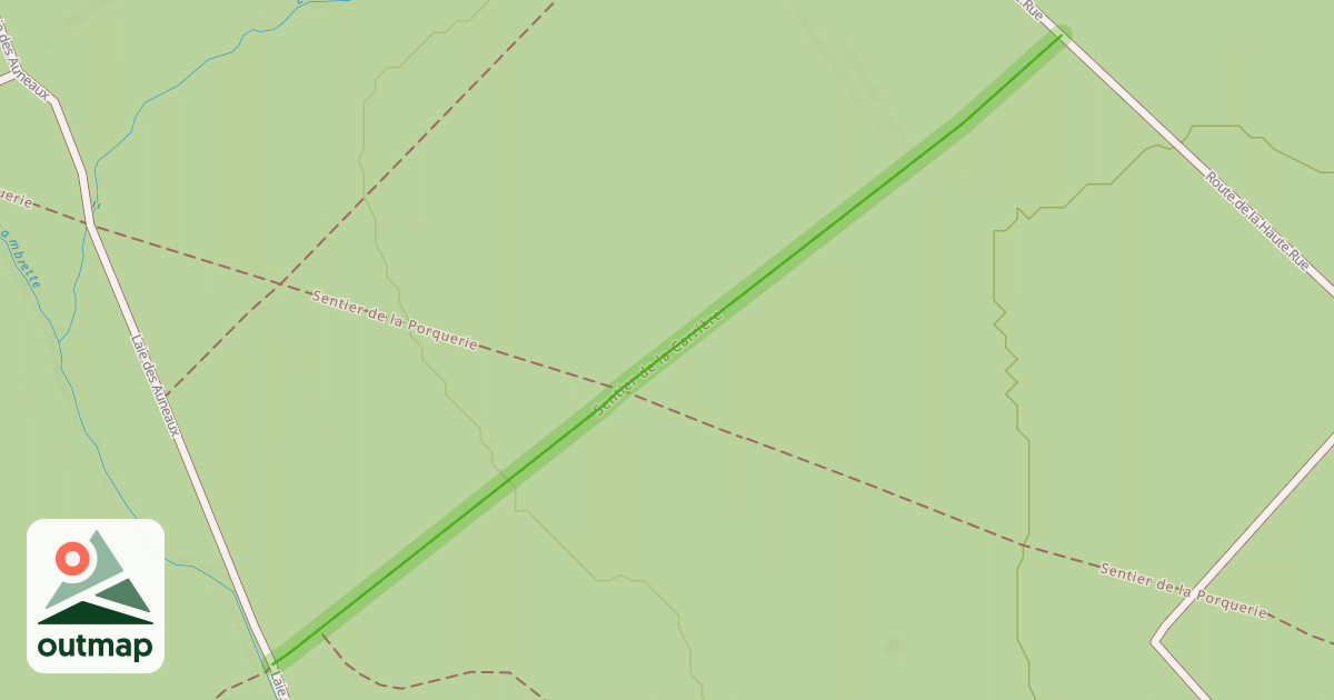 Map of Sentier de la Carrière