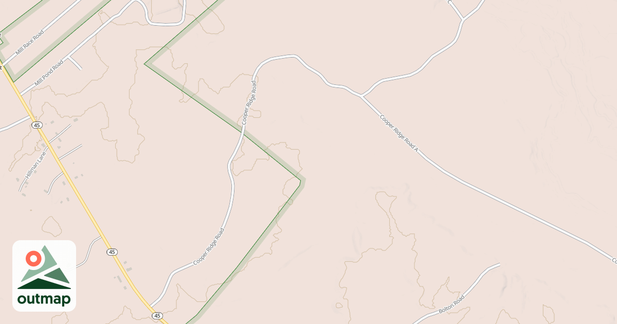 Map of COOPER RIDGE