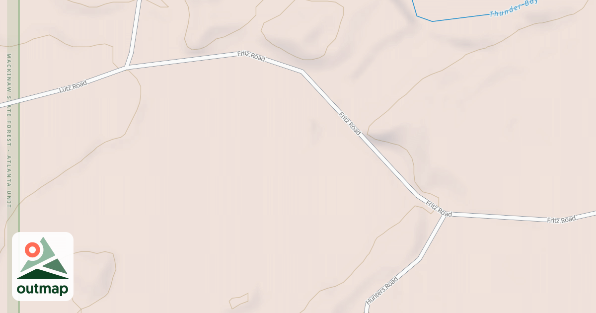 Map of Atlanta To Hunt Creek Mccct