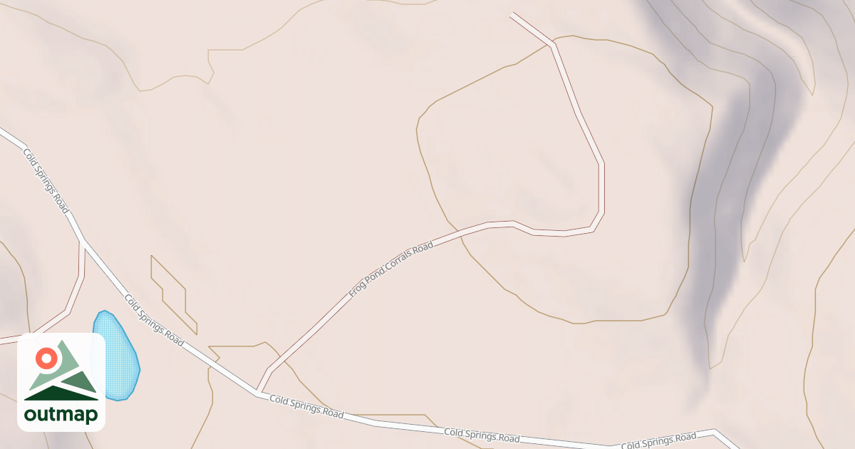 Map of FROG POND CORRALS