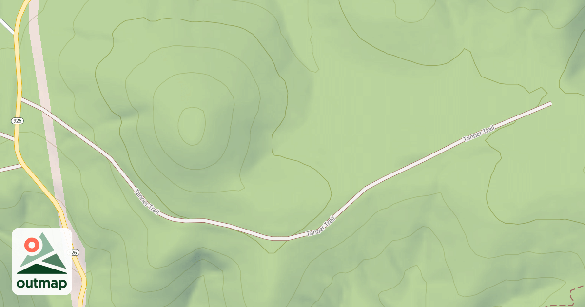Map of BRADY DIVIDE