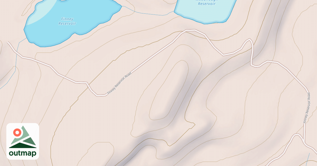 Map of FINNEY RESERVOIR