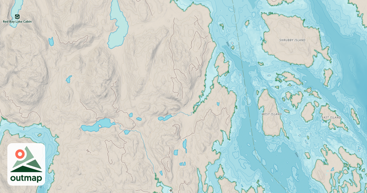 Map of EAST PRINCE OF WALES NORTH