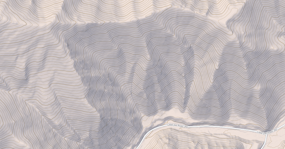 Map preview of NORTH FORK LITTLE JOE RIDGE