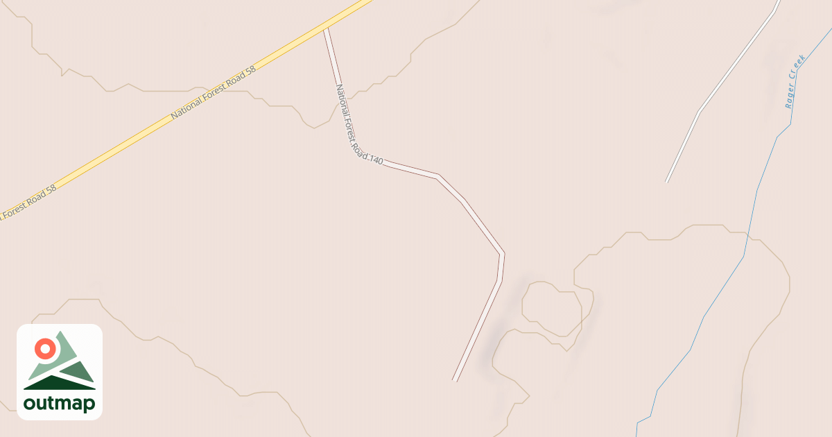 Map of USFS Motor Vehicle Use Map Roads {2AE8F15B-C8F9-4A32-A405-5A0D16F20D93}