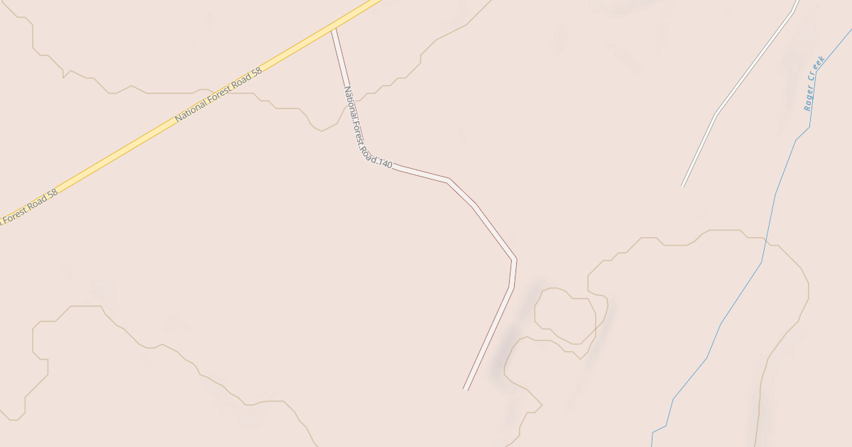 Map preview of USFS Motor Vehicle Use Map Roads {2AE8F15B-C8F9-4A32-A405-5A0D16F20D93}
