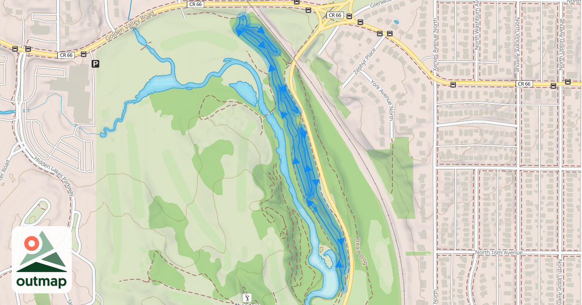 Map of 45 North Trail