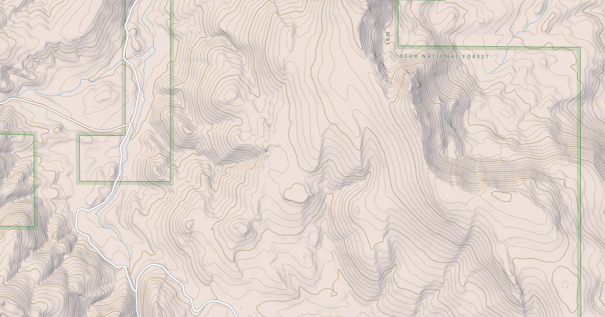 Map preview of USFS National Forest System Roads {0848C432-4D80-4788-A6FC-F7A9C975F0A6}