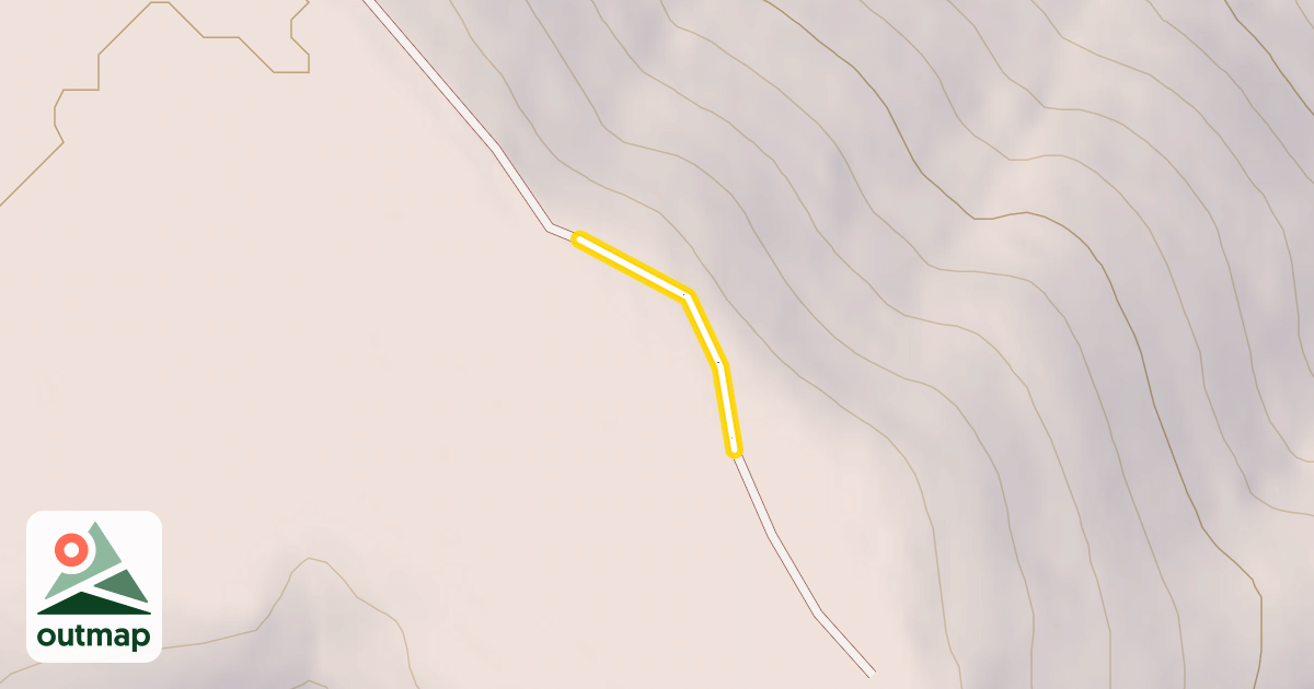 Map of National Forest Development Road 061