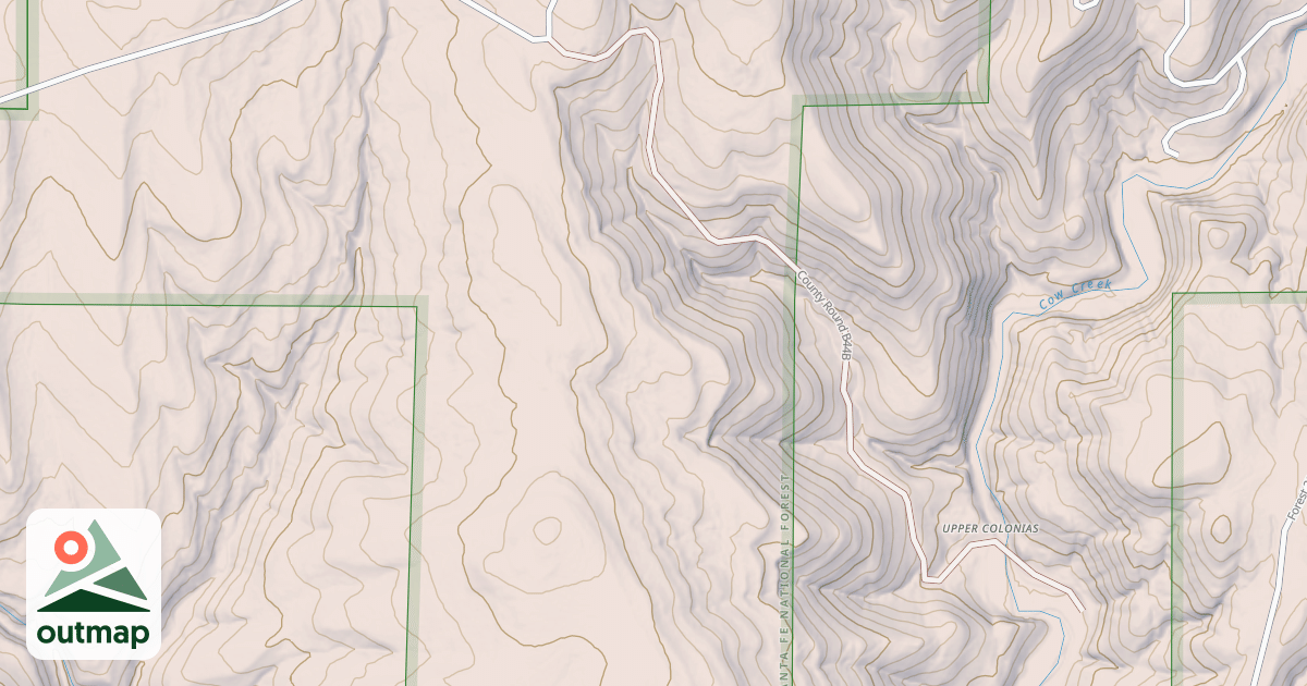 Map of USFS Motor Vehicle Use Map Roads {D1344A01-937C-4A7C-B039-852B218799BD}
