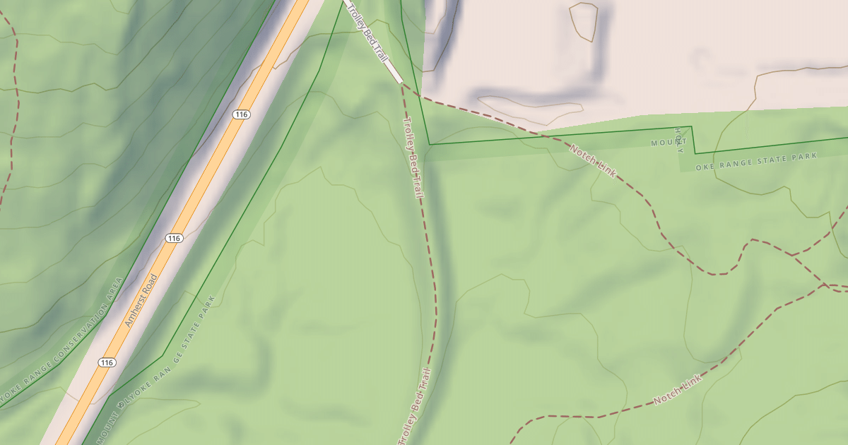 Map preview of Trambed Trail