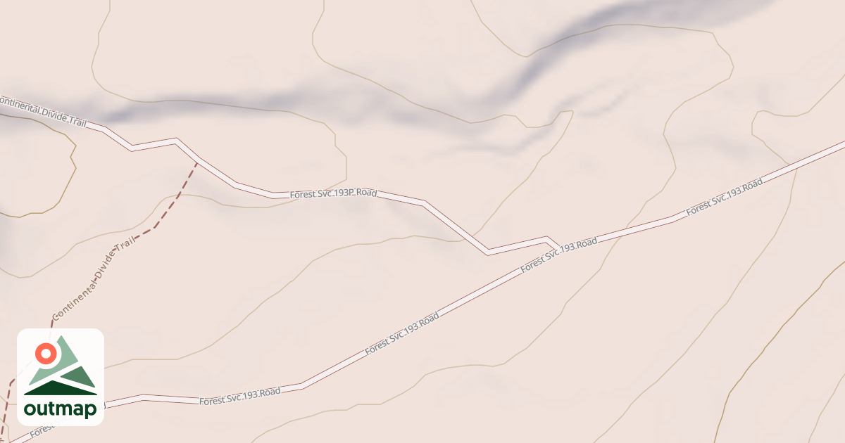 Map of USFS Motor Vehicle Use Map Roads {B045C05D-08F3-45A1-96F5-CA8ABED2FB08}