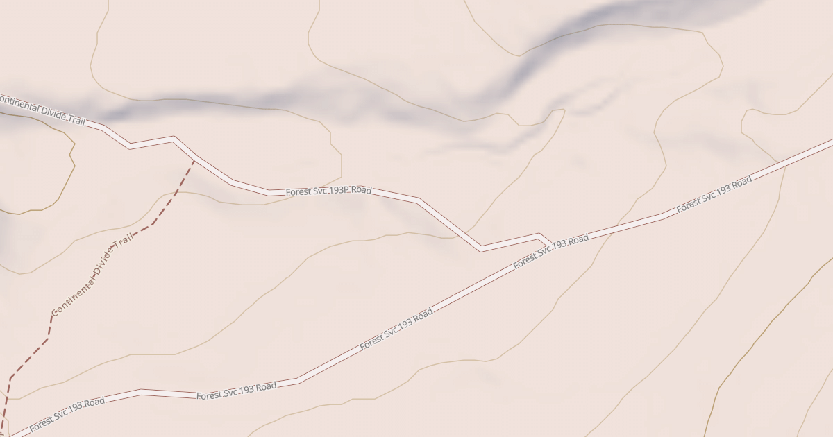 Map preview of USFS Motor Vehicle Use Map Roads {B045C05D-08F3-45A1-96F5-CA8ABED2FB08}