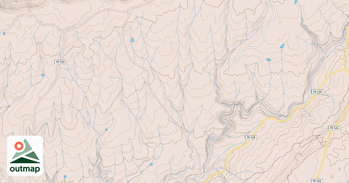Map of BEAVER RIM D