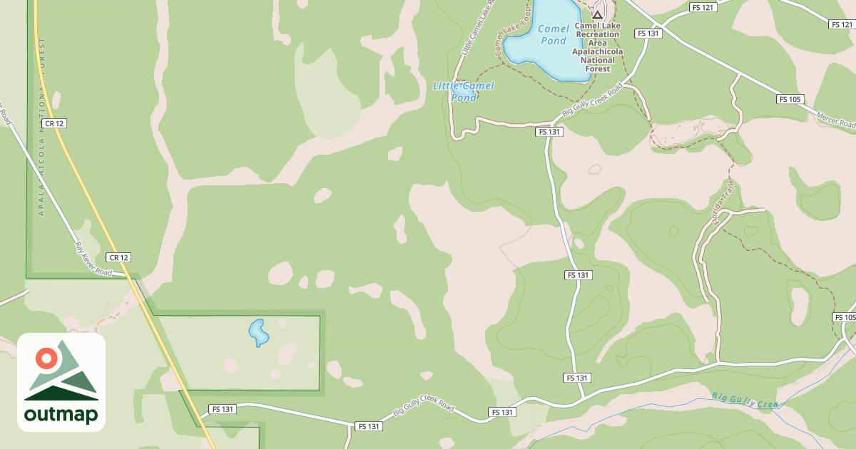 Map of BIG GULLY CREEK
