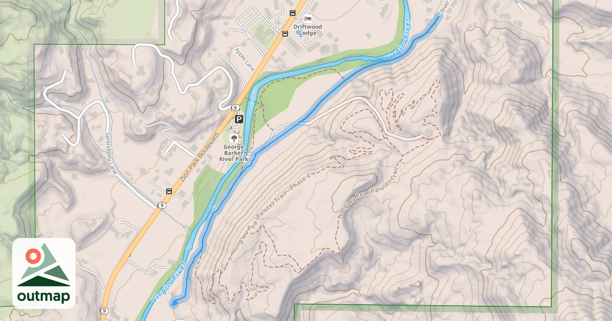 Map of Mary Bonner Nature Trail