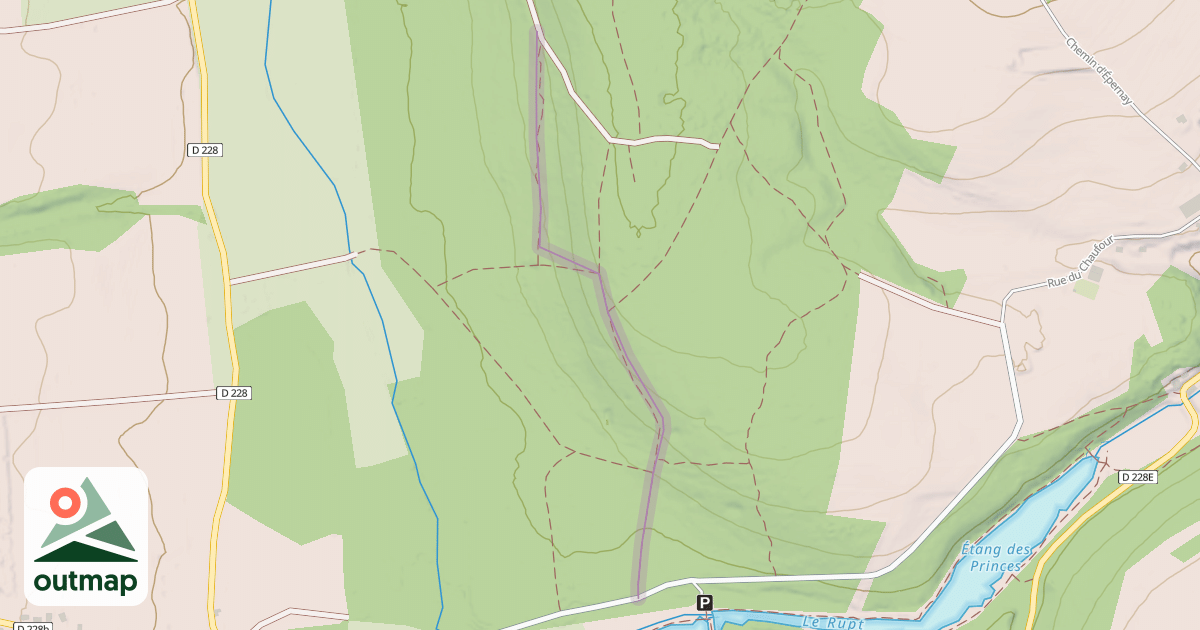 Map of Sentier des Ducs