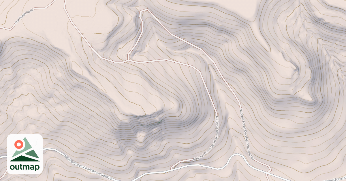 Map of USFS Motor Vehicle Use Map Roads {2E2BB0E3-92CC-42F3-A1E1-EC18AB06B140}