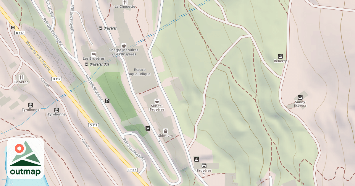Map of La Mine