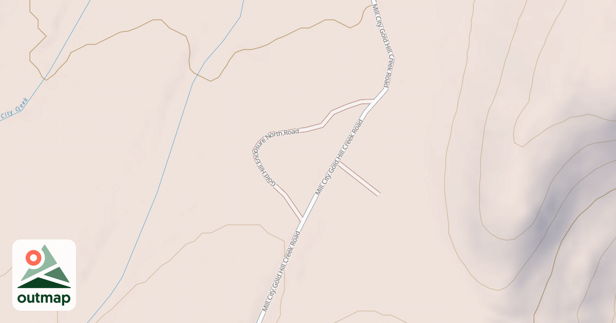 Map of GOLD HILL ENCLOSURE NORTH