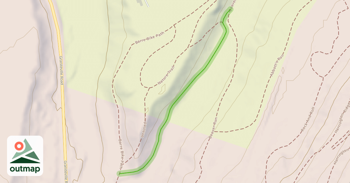 Map of Beaver Pond