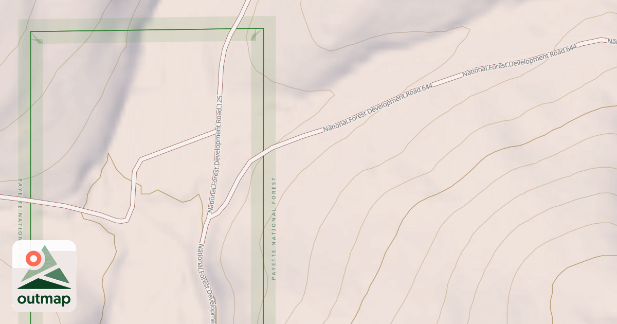 Map of ALDER GULCH