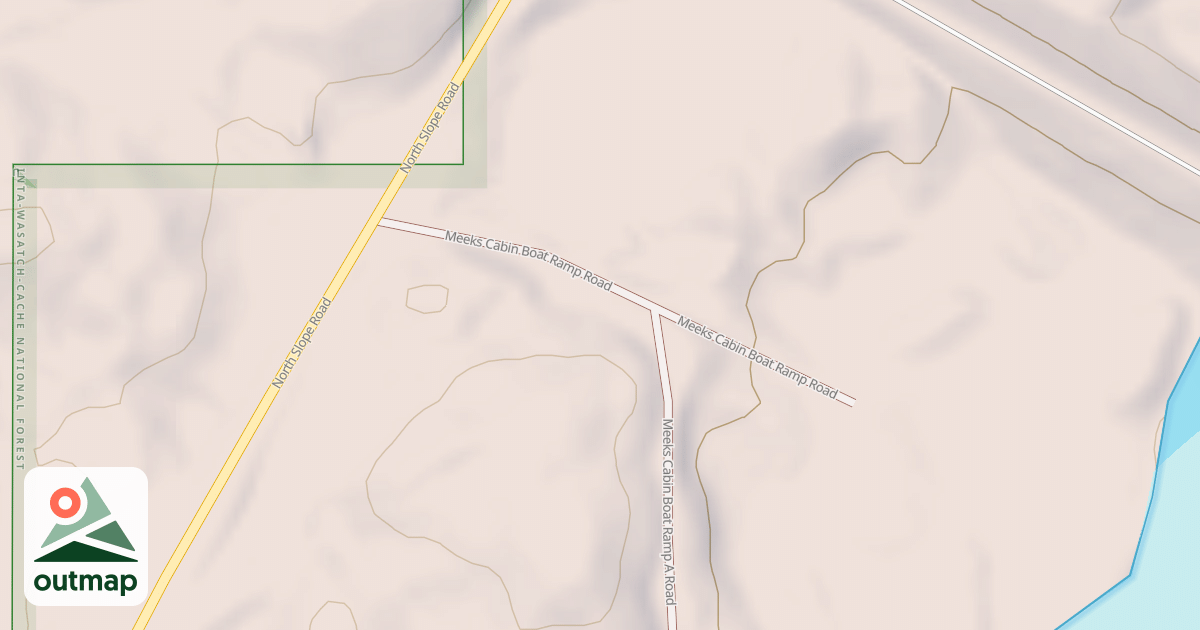 Map of MEEKS CABIN BOAT RAMP