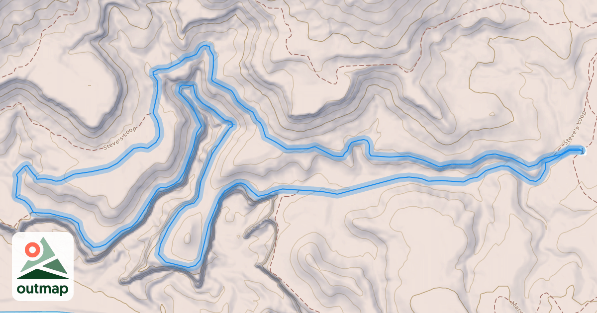 Map of Steve's Loop