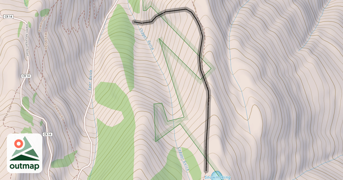 Map of Gent's Ridge