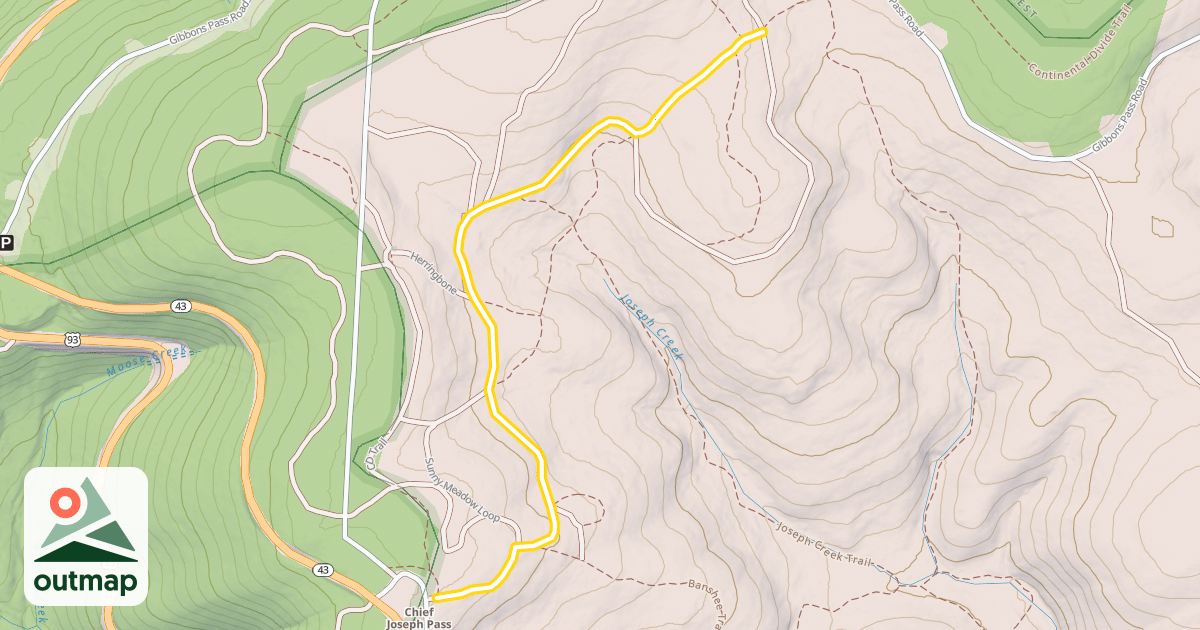Map of Timber Trail