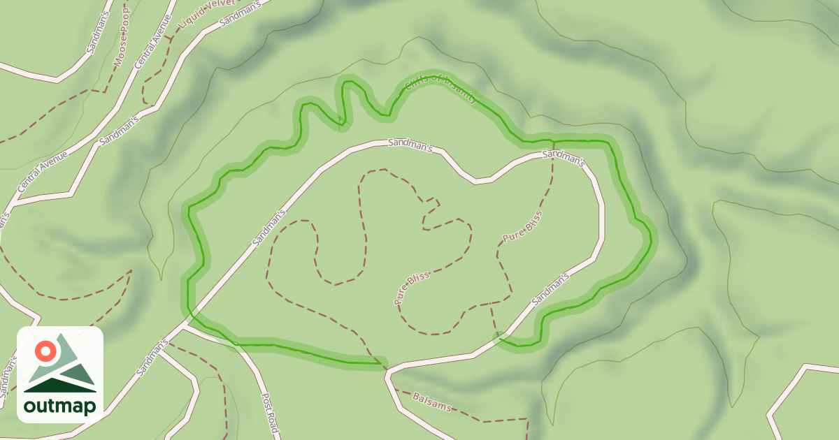 Map of Cliffs of Insanity