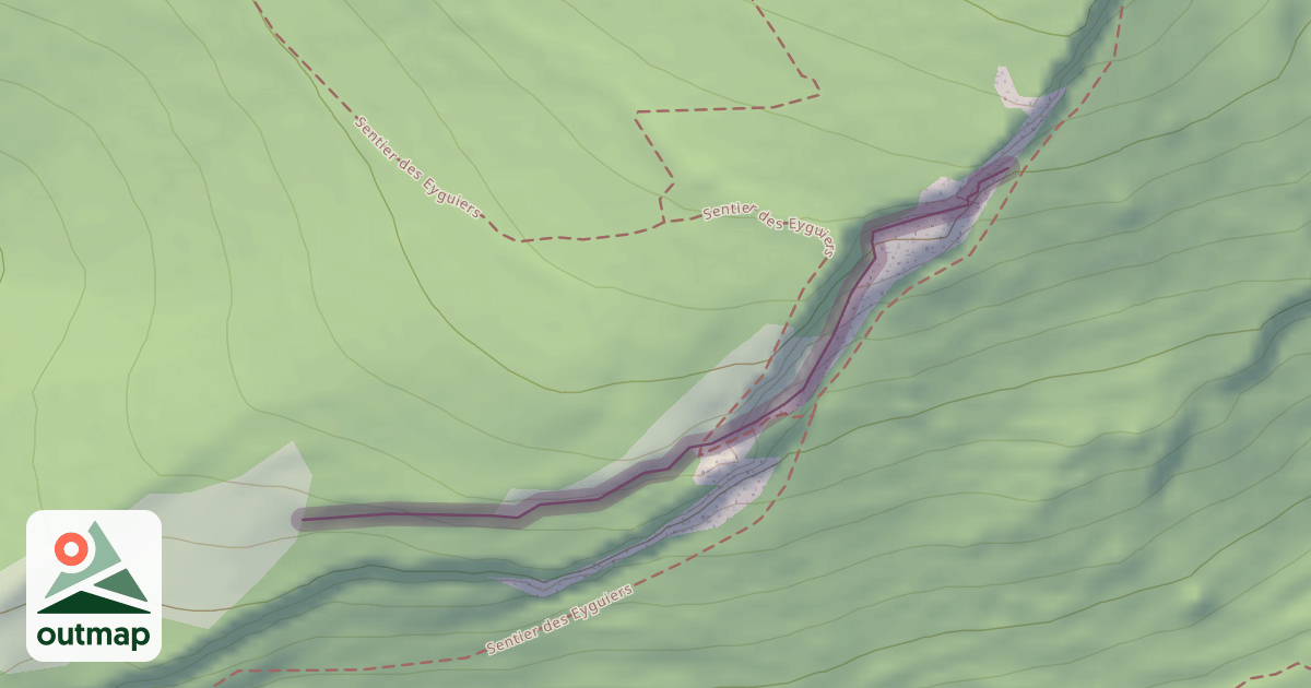Map of Baume des Eyguiers