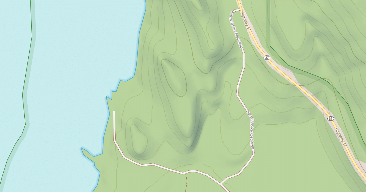 Map preview of CANYON CR. ACCESS