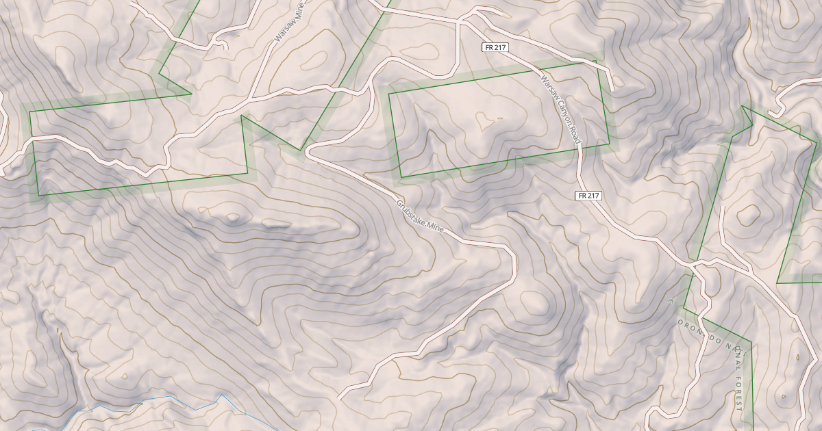 Map preview of GRUBSTAKE MINE