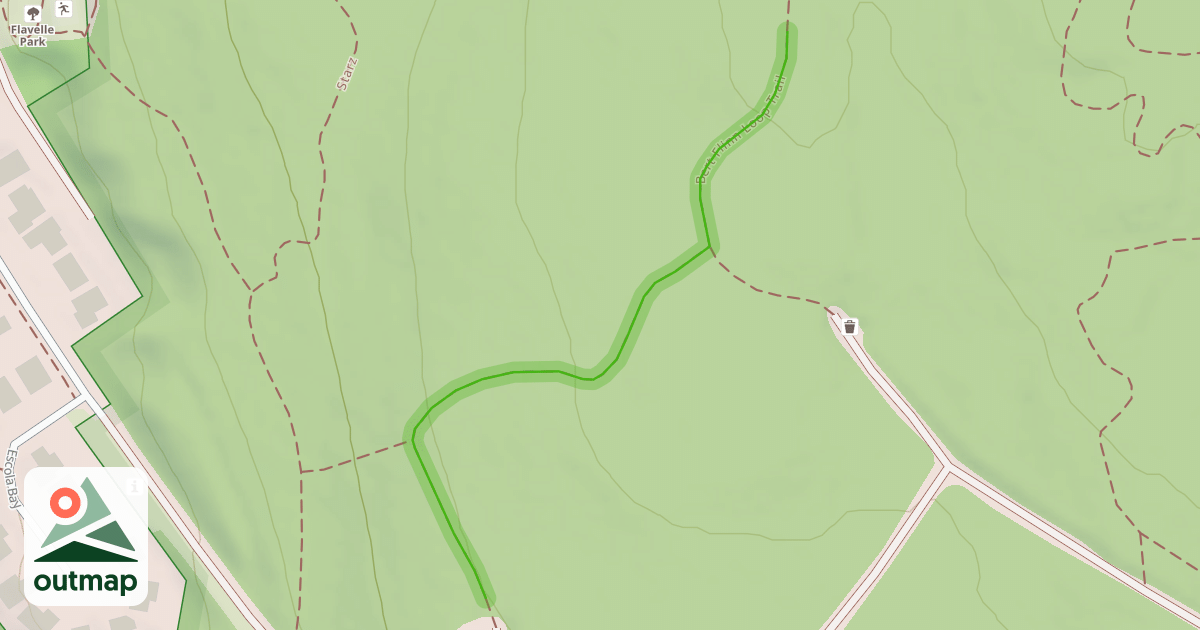 Map of Bert Flinn Loop Trail