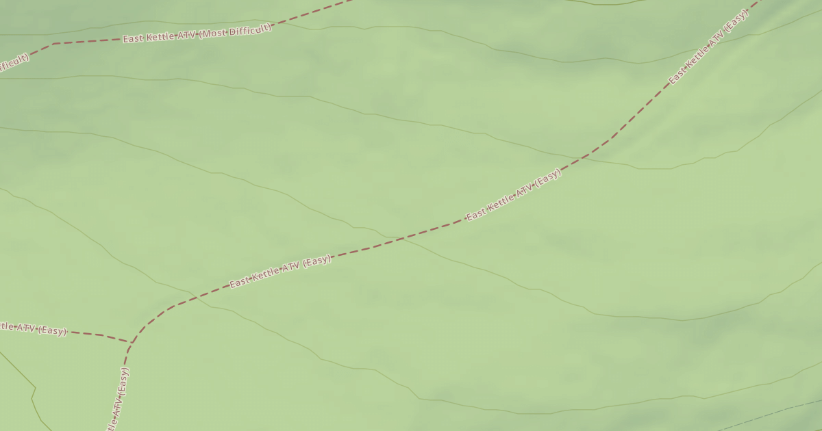 Map preview of East Kettle ATV Trail System