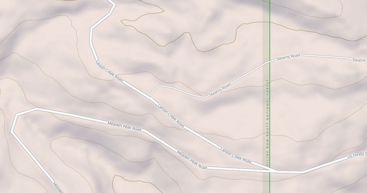 Map preview of LARSON CREEK