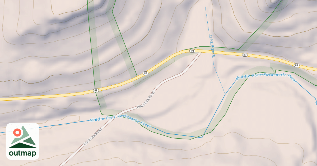 Map of CANOE LAUNCH
