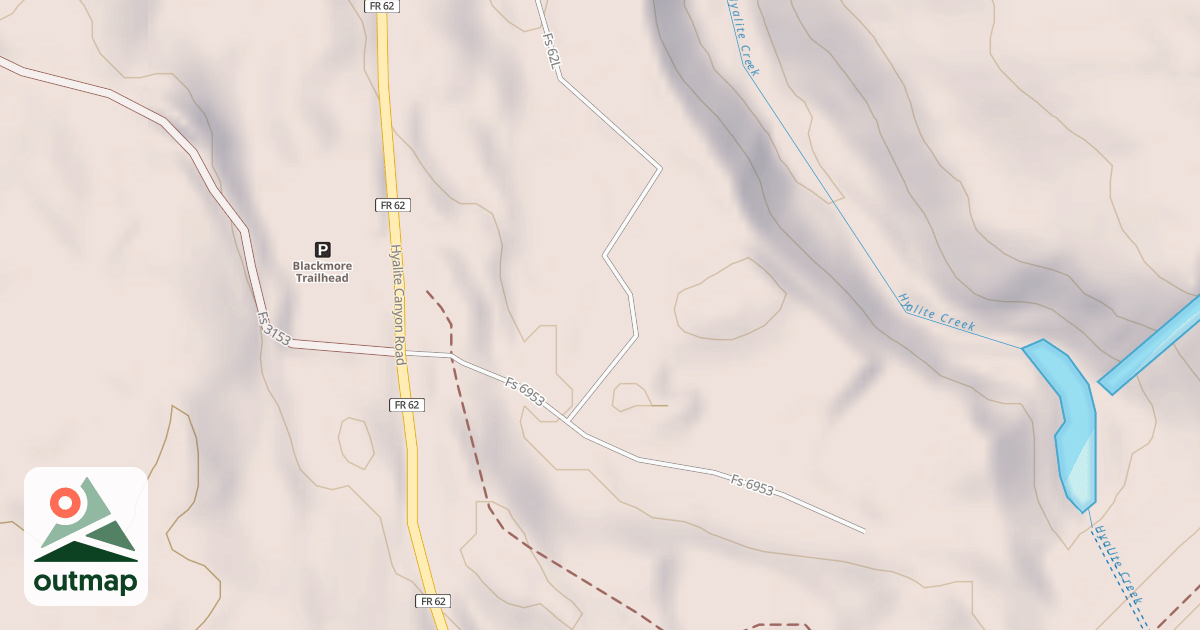 Map of BLACKMORE CAMP LOOP A