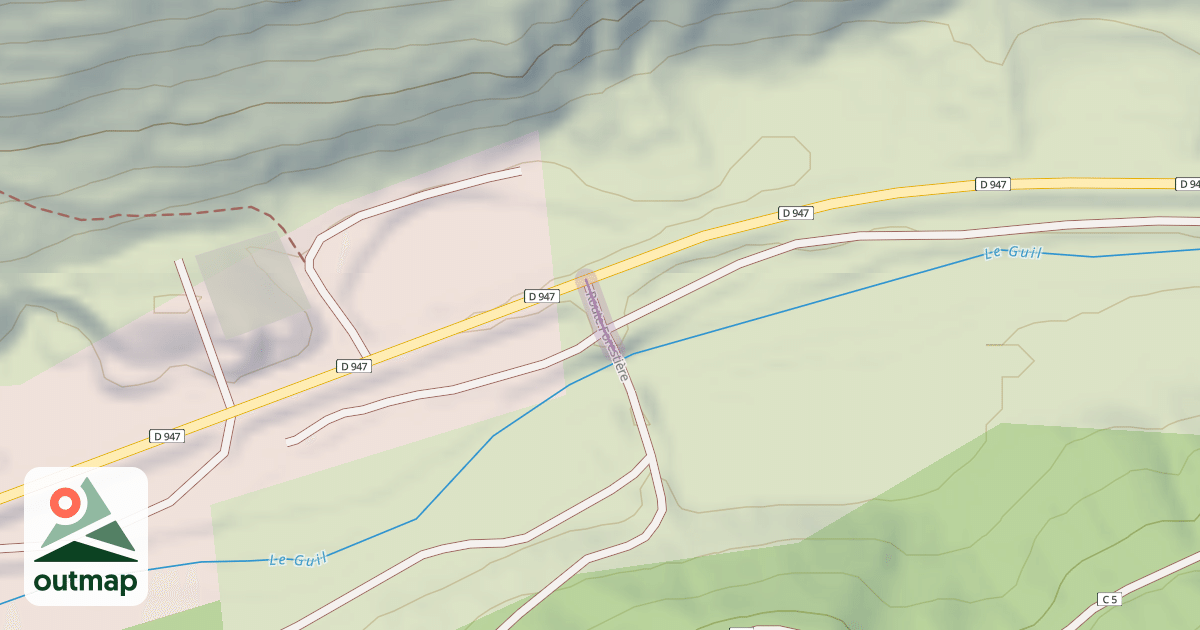 Map of Route Forestière