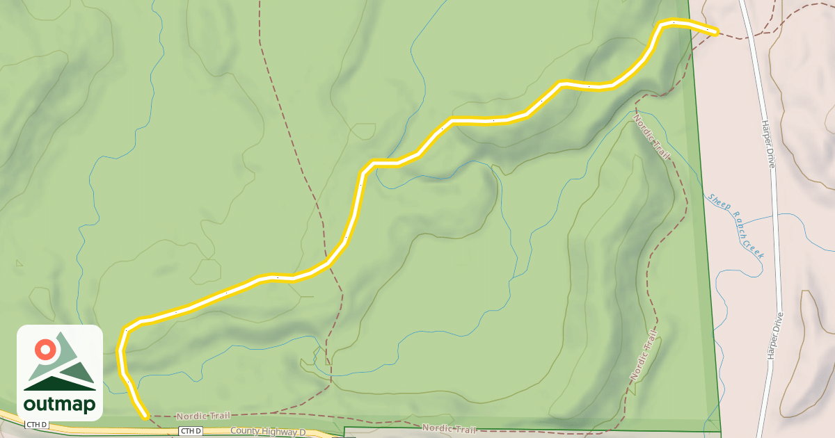 Map of Nordic Trail
