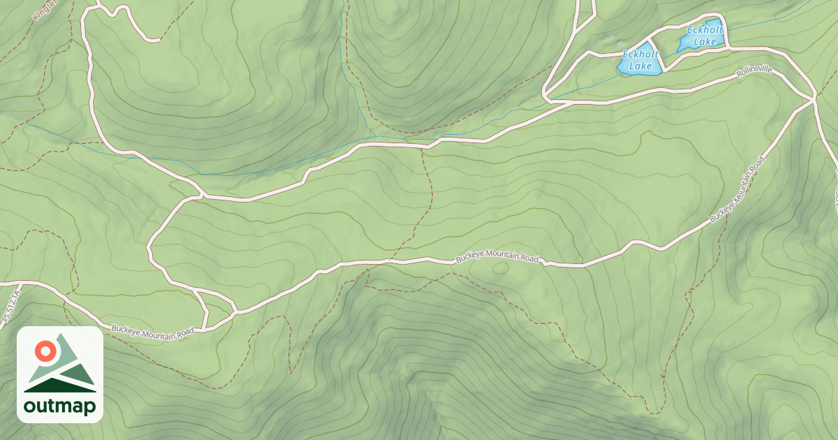 Map of BUCKEYE MOUNTAIN