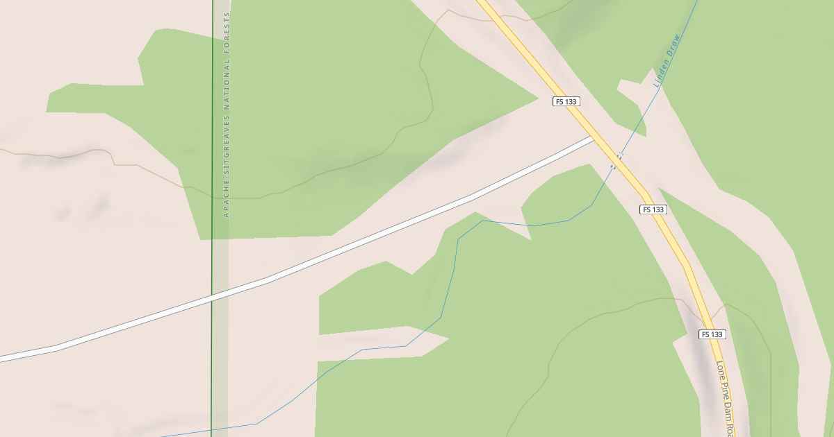 Map preview of USFS National Forest System Roads {9E2FB420-624B-4387-A837-202316FFB48D}