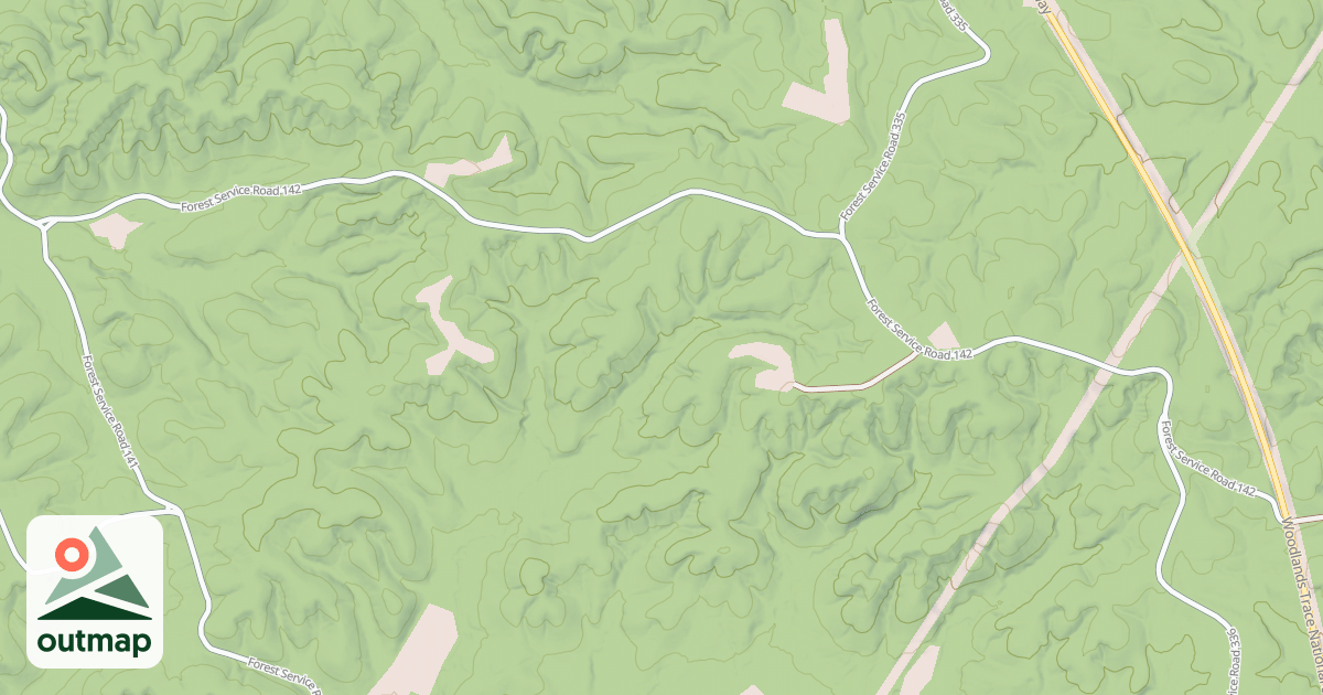 Map of HIGGINS BAY ROAD