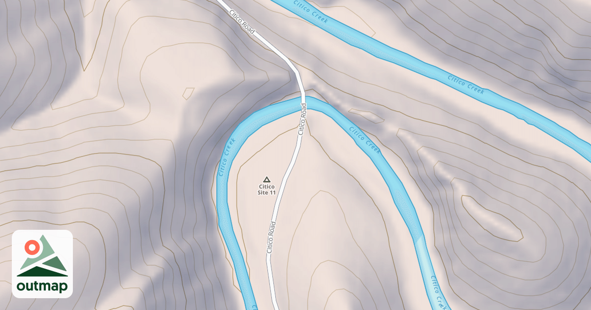 Map of CRANE ISLAND DISPERSED CAMPING