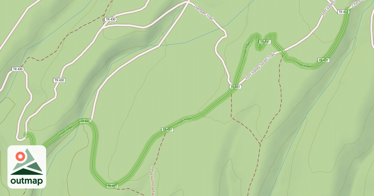 Map of Flue Trail
